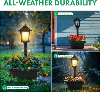 Solar Flower Pot Lamp - Buy One, Free Shipping!