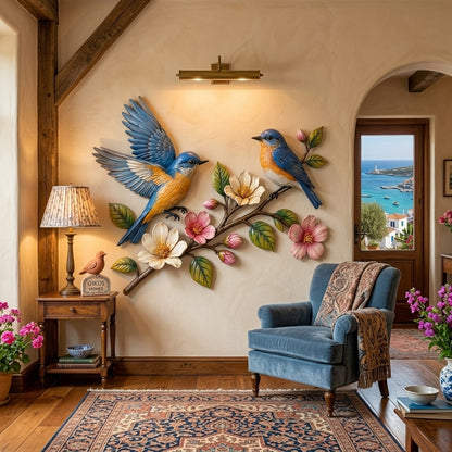💐Last Day 70% OFF🔥 - Handcrafted Metal Bluebird Wall Art