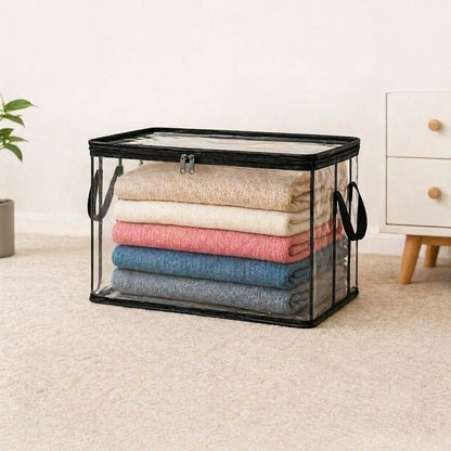 🎁 Mother's Day Sale 70% OFF📦Large Heavy-Duty Thick Plastic Clear Storage Bag for Clothes, Moving & Storage
