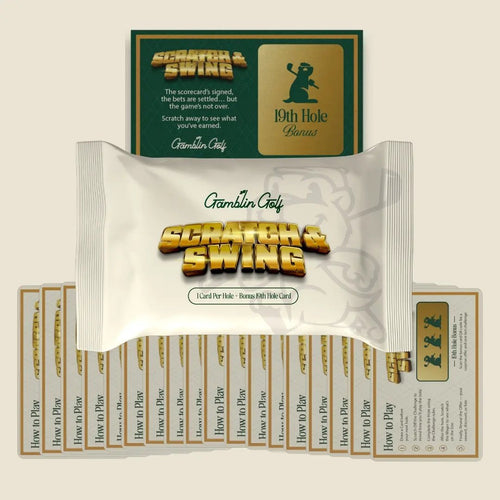 🏌️🎁Scratch & Swing Scratch Off Golf Card Game (3 PACK)