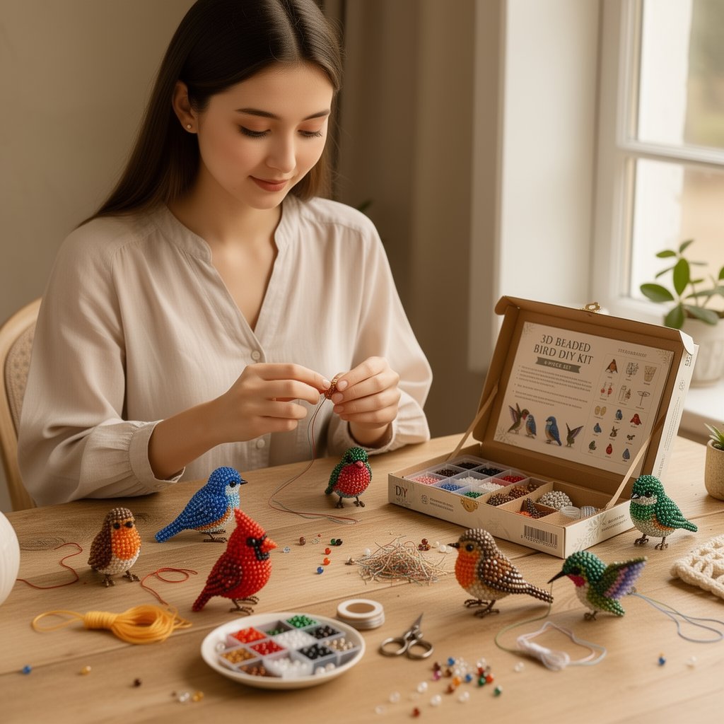 🔥Last Day 70% OFF -  2026 OddsHarbor®🧵✨ Tiny 3D Beaded Animal DIY Kit