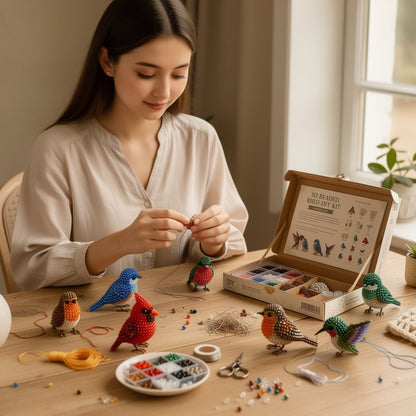🔥Last Day 70% OFF -  2026 OddsHarbor®🧵✨ Tiny 3D Beaded Animal DIY Kit