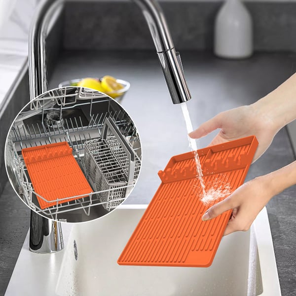 🌞Summer Sale 70% OFF🔥Silicone Grill Tools Mat with Drip Pad