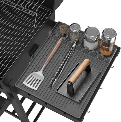 🌞Summer Sale 70% OFF🔥Silicone Grill Tools Mat with Drip Pad