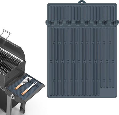 🌞Summer Sale 70% OFF🔥Silicone Grill Tools Mat with Drip Pad